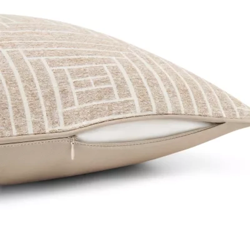 Fieldcrest Woven Geo Square Throw Pillow