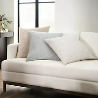 Fieldcrest Woven Geo Square Throw Pillow