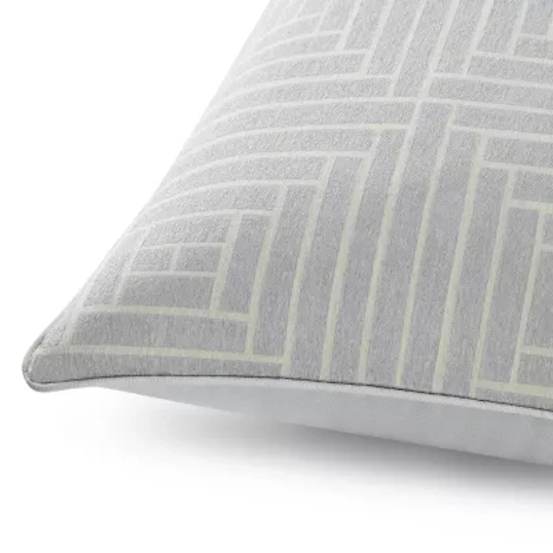 Fieldcrest Woven Geo Square Throw Pillow
