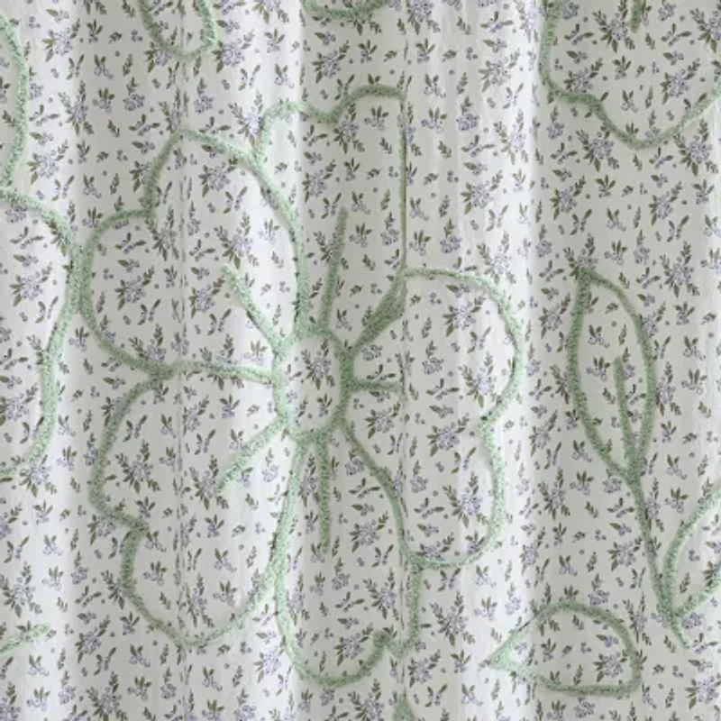 Peri Home Blueberry Chenille Shower Curtain