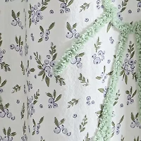 Peri Home Blueberry Chenille Shower Curtain