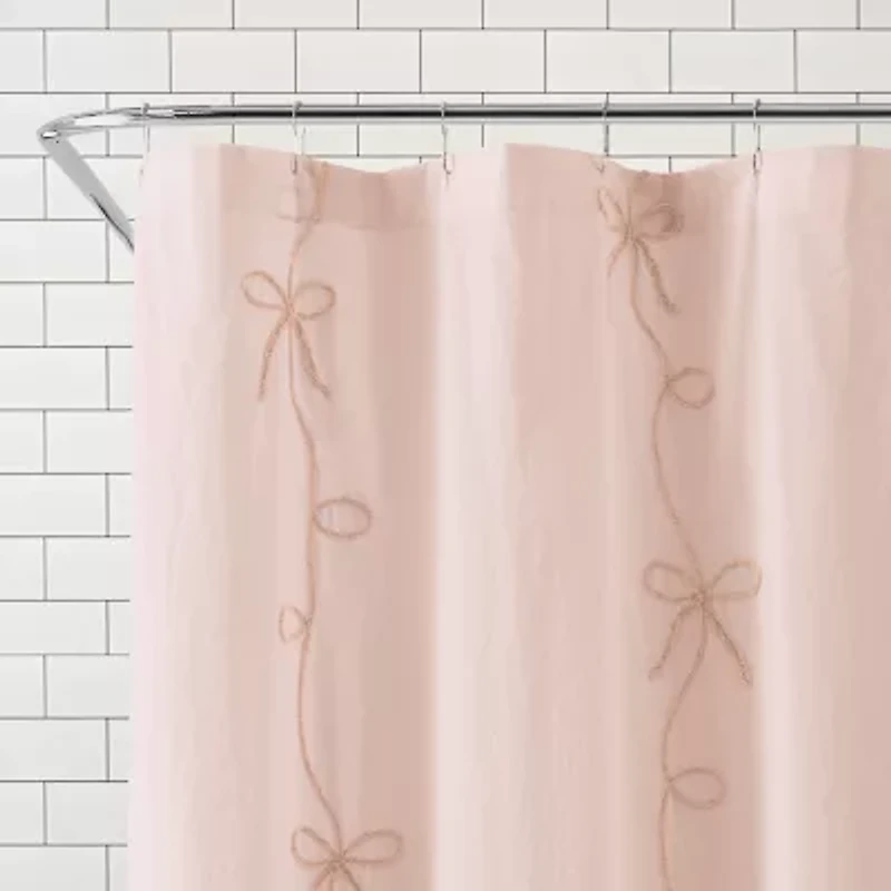Peri Home Sasha Bows Shower Curtain