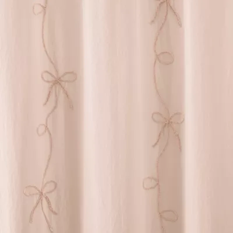 Peri Home Sasha Bows Shower Curtain