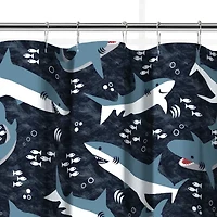 Dream Factory Sharks Shower Curtain