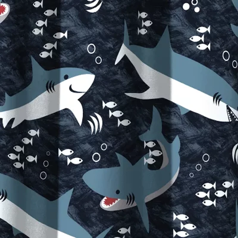 Dream Factory Sharks Shower Curtain