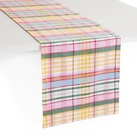 Layerings Plaid Table Runner