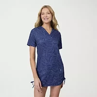 Free Country Womens Hooded Short Sleeve T-Shirt Dress