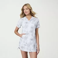 Free Country Womens Hooded Short Sleeve T-Shirt Dress