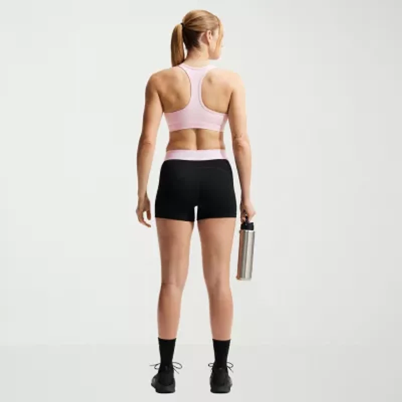 Nike Womens 3" Mid Rise Stretch Fabric Moisture Wicking Quick Dry Bike Short