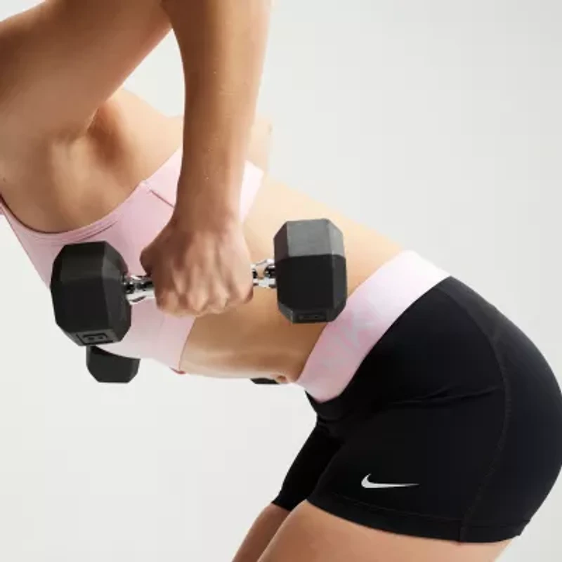 Nike Womens 3" Mid Rise Stretch Fabric Moisture Wicking Quick Dry Bike Short