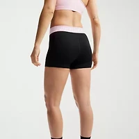 Nike Womens 3" Mid Rise Stretch Fabric Moisture Wicking Quick Dry Bike Short