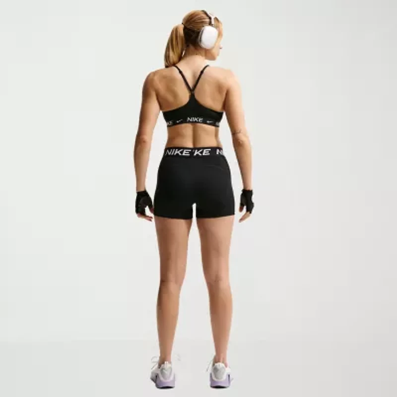 Nike Womens 3" Mid Rise Moisture Wicking Quick Dry Stretch Fabric Bike Short