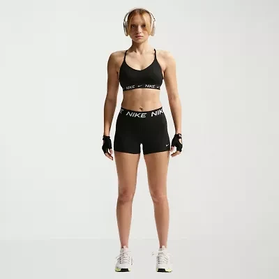 Nike Womens 3" Mid Rise Moisture Wicking Quick Dry Stretch Fabric Bike Short