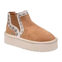 mykos™ Little & Big Kid Girls Antoinette Flat Heel Winter Boots