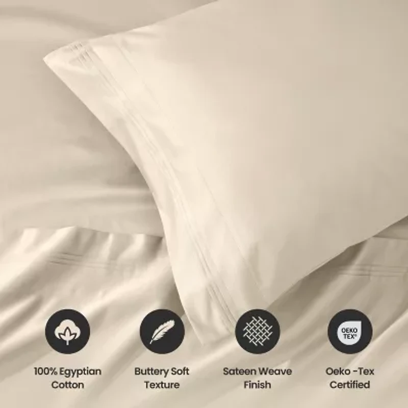 SUPERIOR® Egyptian Cotton Luxury Heavyweight 1000tc Deep Pocket Sheet Set