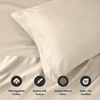 SUPERIOR® Egyptian Cotton Luxury Heavyweight 1000tc Deep Pocket Sheet Set