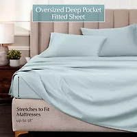 SUPERIOR® Egyptian Cotton Luxury Heavyweight 1000tc Deep Pocket Sheet Set
