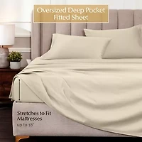 SUPERIOR® Egyptian Cotton Luxury Heavyweight 1000tc Deep Pocket Sheet Set