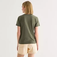 a.n.a Womens V Neck Short Sleeve T-Shirt