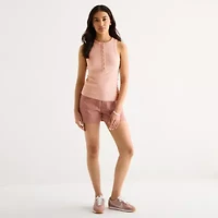 a.n.a Womens Henley Neck Sleeveless Tank Top