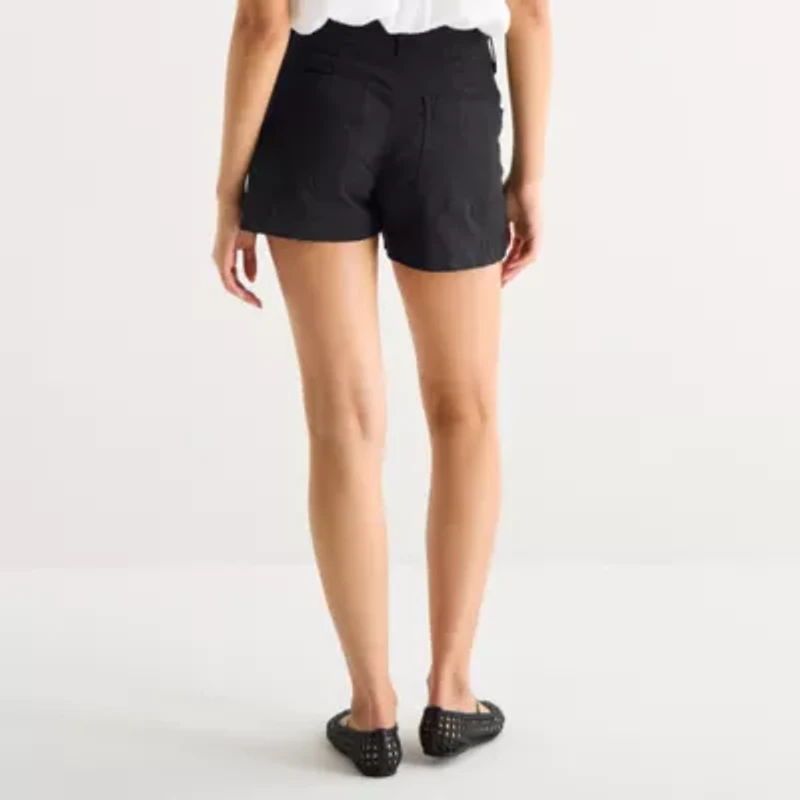 a.n.a Womens 4" Highest Rise Chino Short