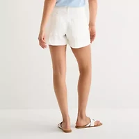 a.n.a Patch Pocket Womens 4" Highest Rise Chino Short