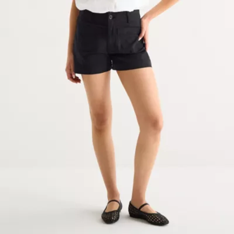 a.n.a Womens 4" Highest Rise Chino Short