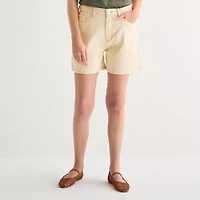 a.n.a Womens High Rise Denim Short