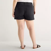 a.n.a Womens 4" Highest Rise Plus Chino Short