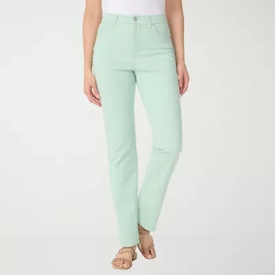 Gloria Vanderbilt Amanda Womens Straight Leg Jean