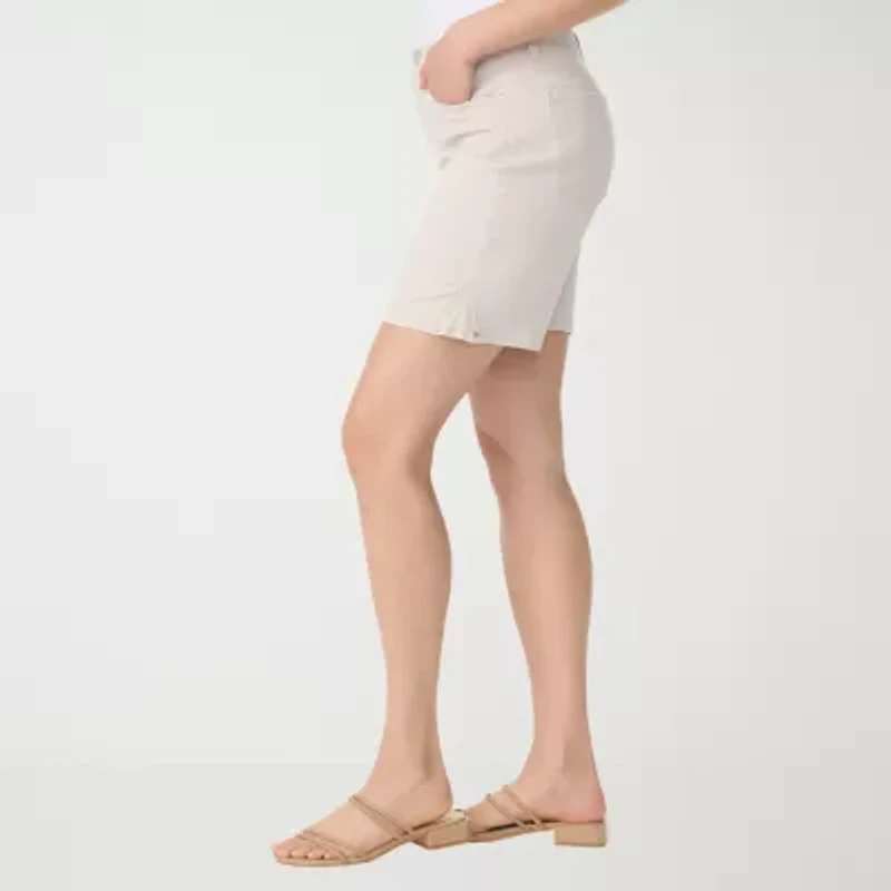 Gloria Vanderbilt Womens Denim Short