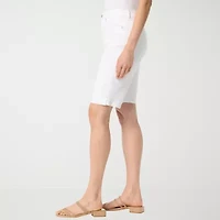 Gloria Vanderbilt Womens Denim Short