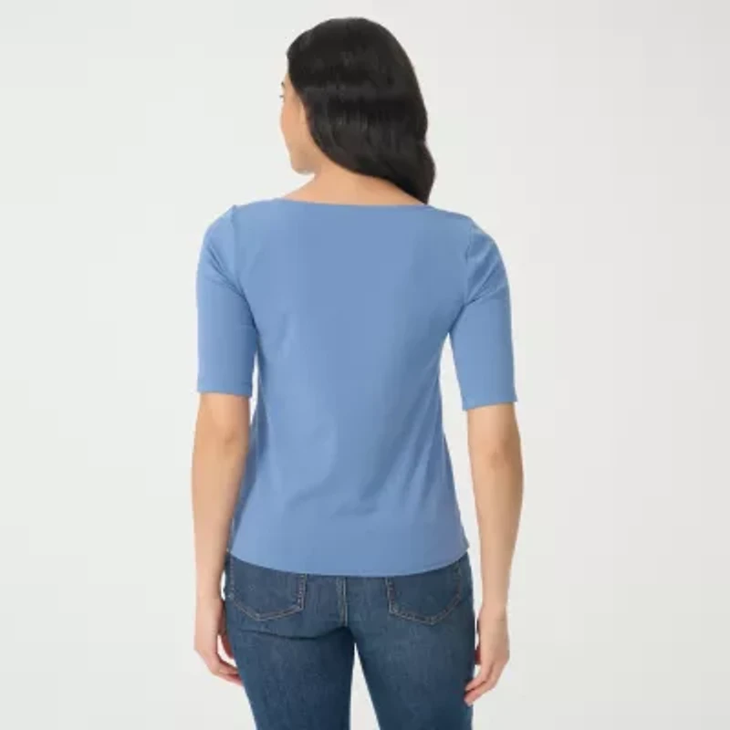 Gloria Vanderbilt Womens T-Shirt