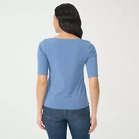 Gloria Vanderbilt Womens T-Shirt