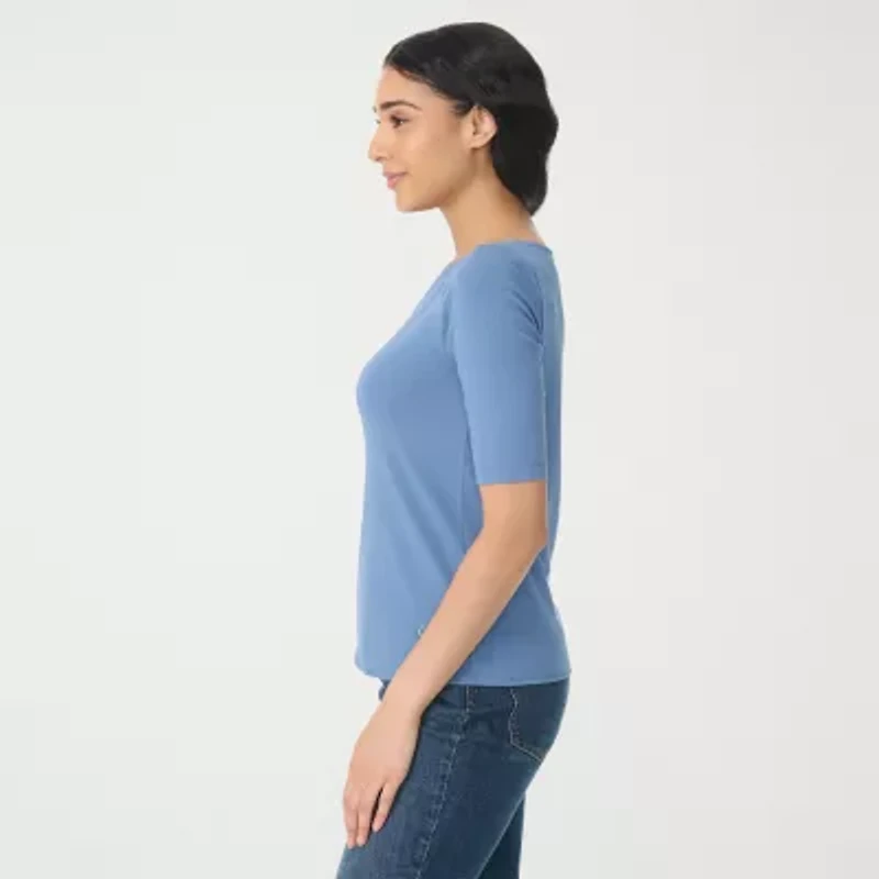 Gloria Vanderbilt Womens T-Shirt