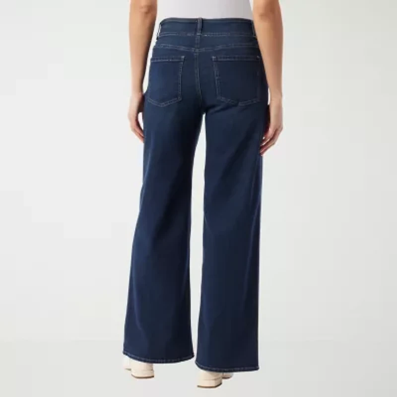 Gloria Vanderbilt Womens Wide Leg Jean