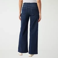 Gloria Vanderbilt Womens Wide Leg Jean