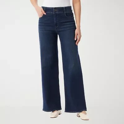 Gloria Vanderbilt Womens Wide Leg Jean