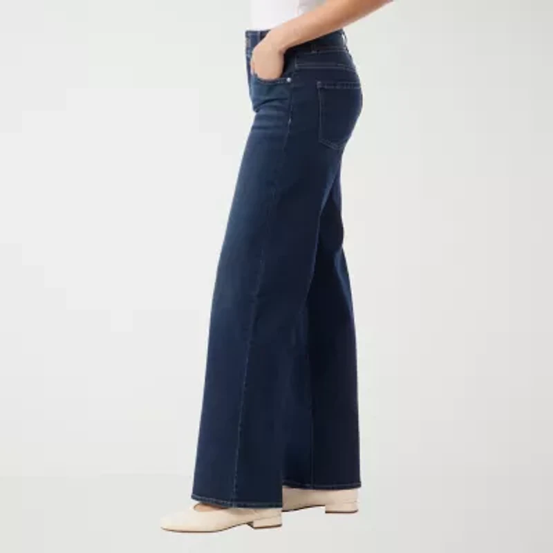 Gloria Vanderbilt Womens Wide Leg Jean