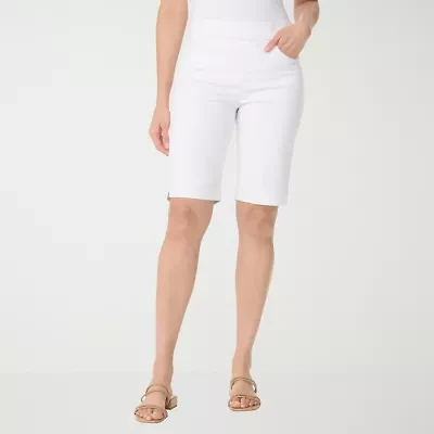 Gloria Vanderbilt Amanda Womens 11" Denim Short