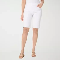 Gloria Vanderbilt Amanda Womens 11" Denim Short