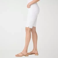 Gloria Vanderbilt Amanda Womens 11" Denim Short