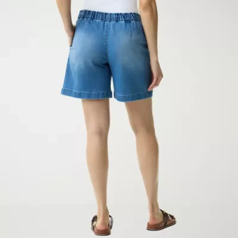 Gloria Vanderbilt Womens 7" Denim Short