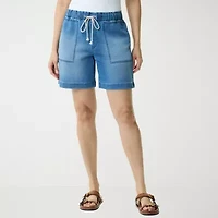 Gloria Vanderbilt Womens 7" Denim Short