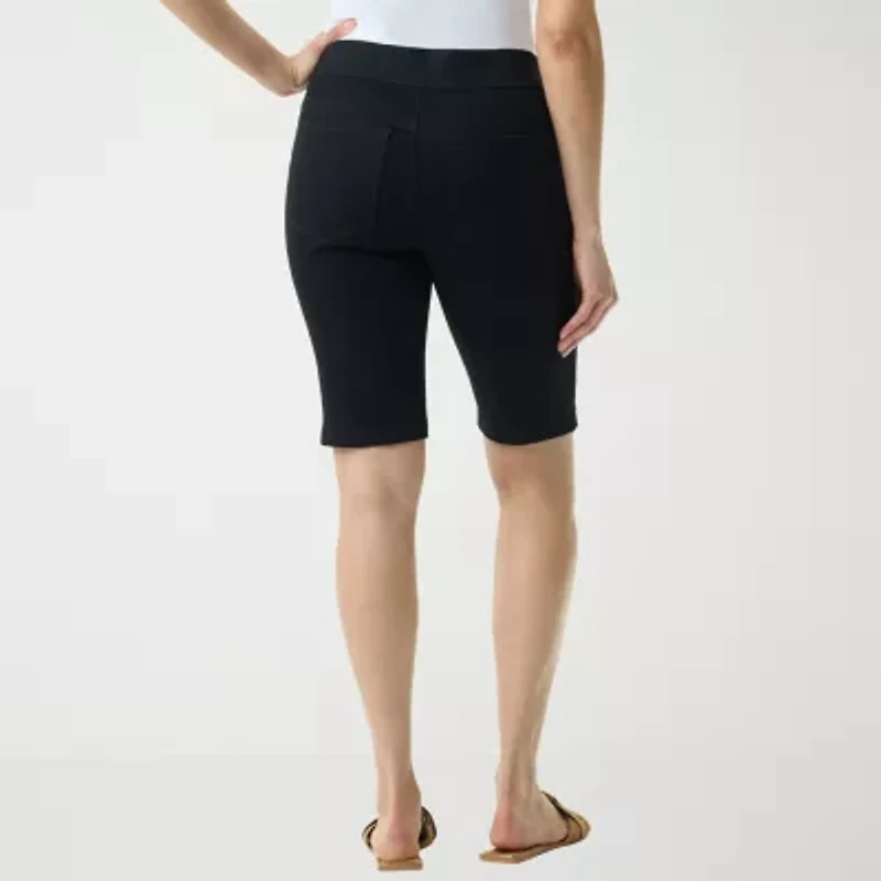 Gloria Vanderbilt Amanda Womens 11" Denim Short