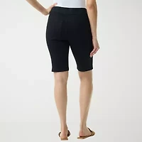 Gloria Vanderbilt Amanda Womens 11" Denim Short