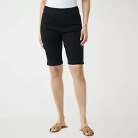 Gloria Vanderbilt Amanda Womens 11" Denim Short