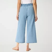 Gloria Vanderbilt Womens Wide Leg Cropped Pant