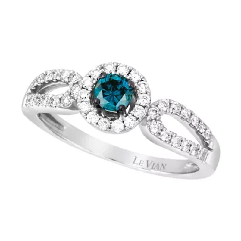 Le Vian® Grand Sample Sale™ Ring featuring Blue Diamonds Vanilla Diamonds® set in 14K Vanilla Gold®