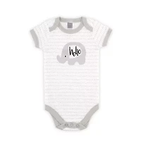 The Peanutshell 0-3m Grey Animals Baby Unisex 23-pc. Baby Clothing Set